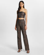 WOMENS THREE AM PANT LEOPARD PANTS