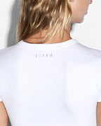 WOMENS KUT OUT SS TEE WHITE TEES