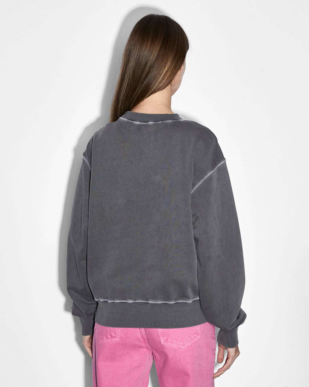 WOMENS UNITY STAR OH G CREW CHARCOAL FLEECE