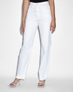 Womens Playback Blanc Revival Straight Denim Jeans - White