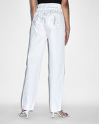 Womens Playback Blanc Revival Straight Denim Jeans - White
