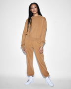 WOMENS 3 X 4 KLASSIC CREW SUNKISSED FLEECE