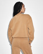 WOMENS 3 X 4 KLASSIC CREW SUNKISSED FLEECE