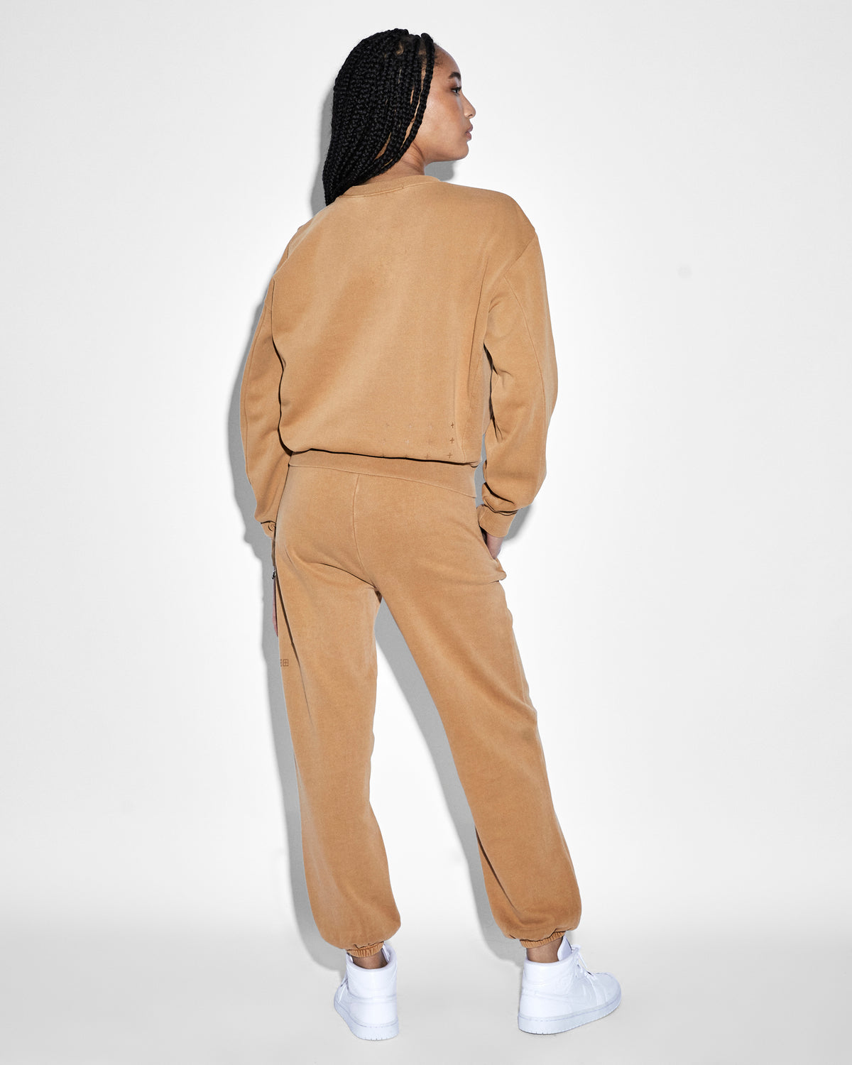 WOMENS 3 X 4 KLASSIC CREW SUNKISSED FLEECE