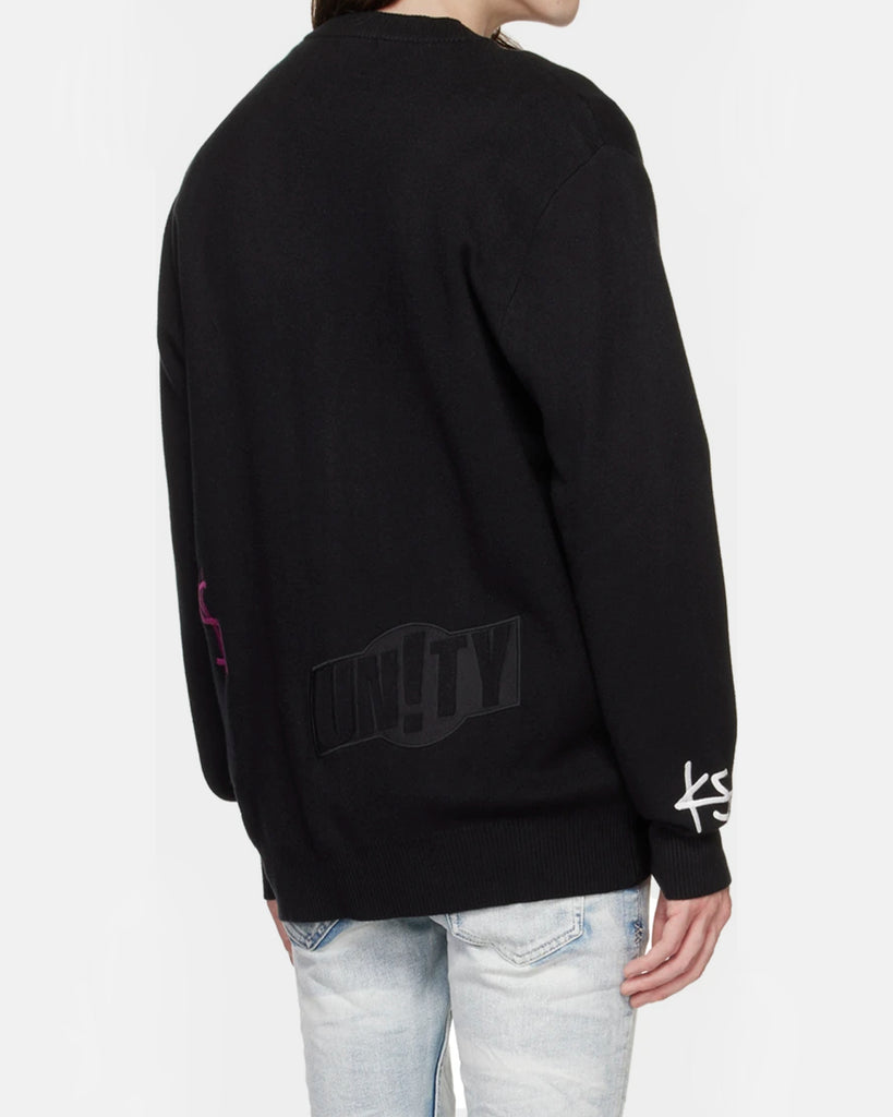 LOS ANGELES SPRAYED HOODIE in black - Palm Angels® Official