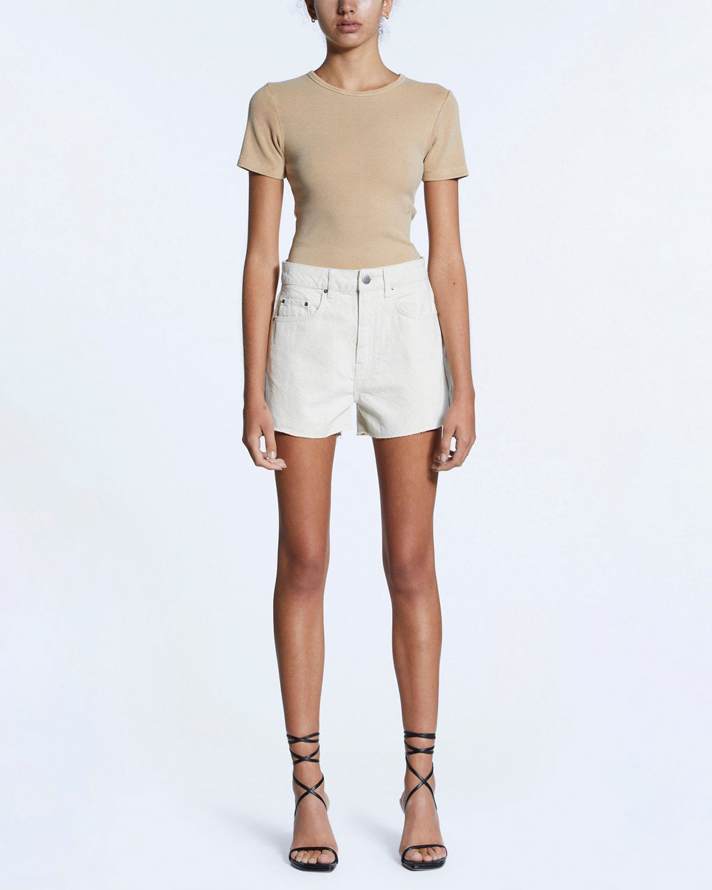 WOMENS ARISE SS TEE TAN TEES