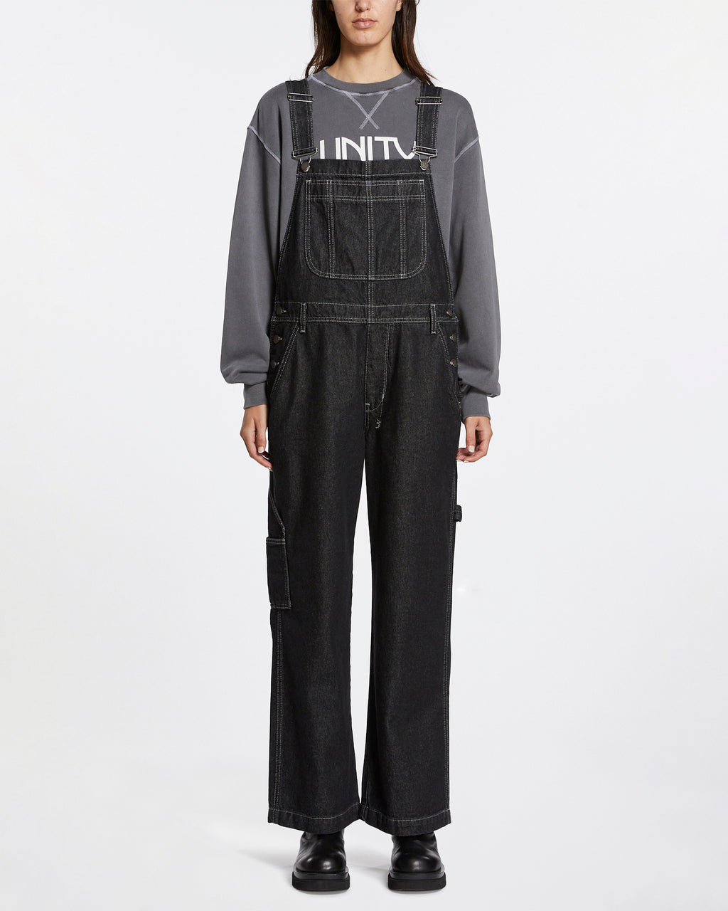 WOMENS EASY OVERALLS MIDNIGHT JUMPSUITS