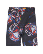Womens Ksubi X P.e Nation Bike Short Warped Fitted Walkshorts - Multi Colour